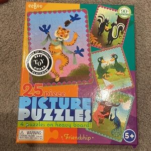 Picture Puzzles 25 pieces X 4